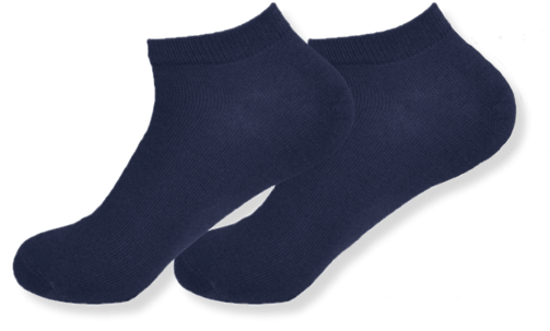 2 paar sneaker socken blau
