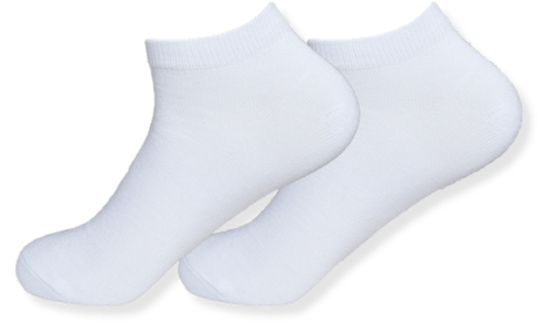 2 paar sneaker socken weiß