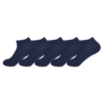 5 paar sneaker socken blau