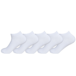 5 paar sneaker socken weiß