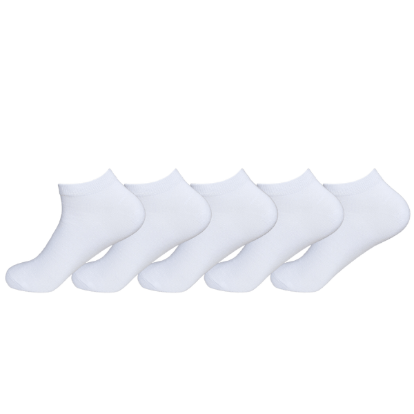 5 paar sneaker socken weiß