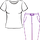Frauen T-Shirt und Hosen