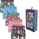 5 Herren Baumwolle Boxershorts in einer Geschenkbox