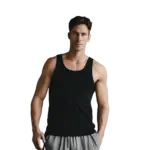 Männer Tank Top Unterhemd schwarz